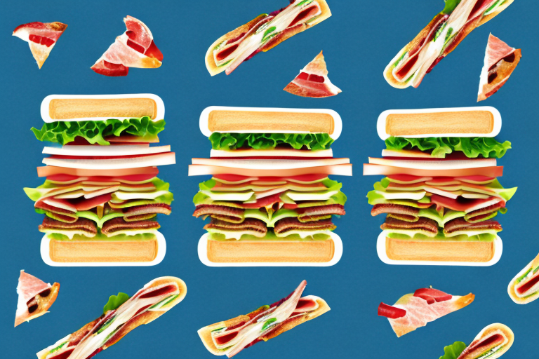Two sandwiches side-by-side