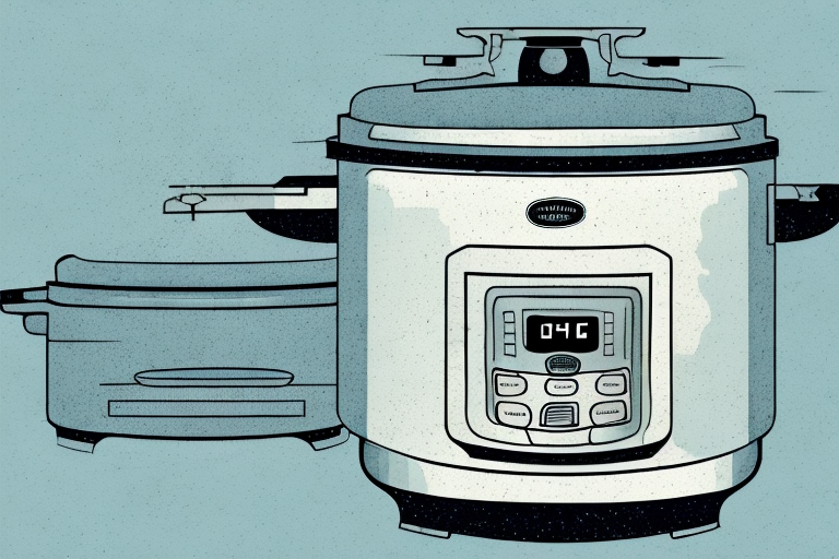 An antique pressure cooker in the process of being restored