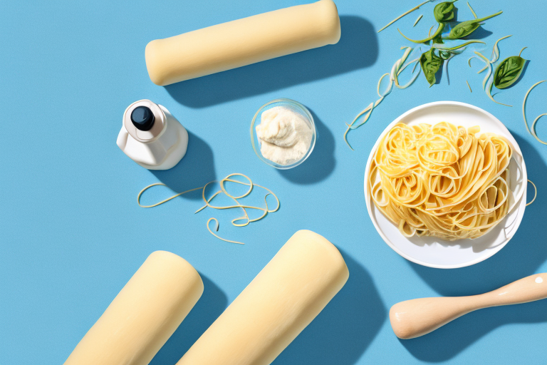 A pasta maker and a rolling pin
